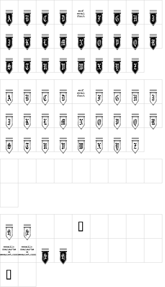 character map