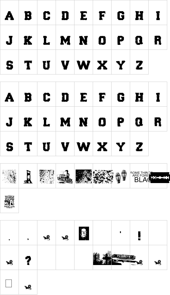 character map