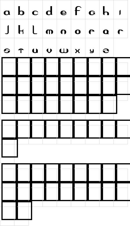 character map