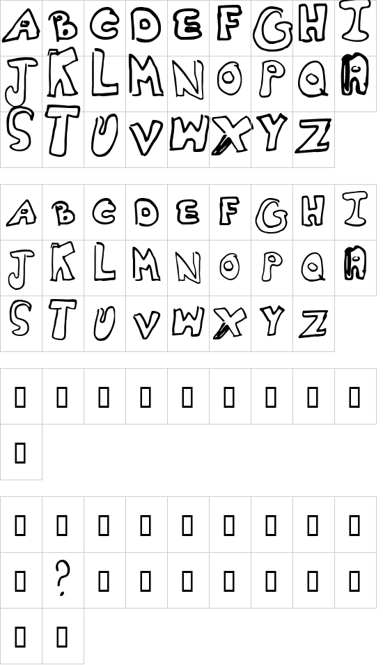 character map