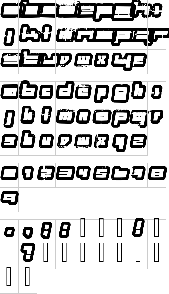 character map